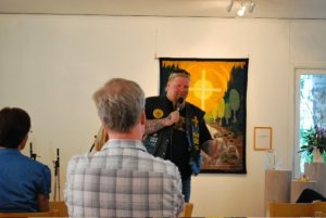 Pontus J Back vittnade om sitt helande efter mitt föredrag