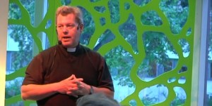 Mikael Bedrup föreläste i Gävle Stadsbibliotek 20090909. Foto: Östling