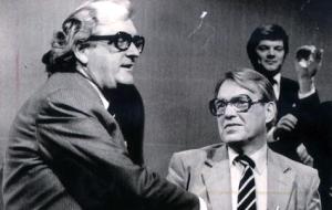 Min pappa intervjuas i "Här är ditt liv" av Lasse Holmqvist